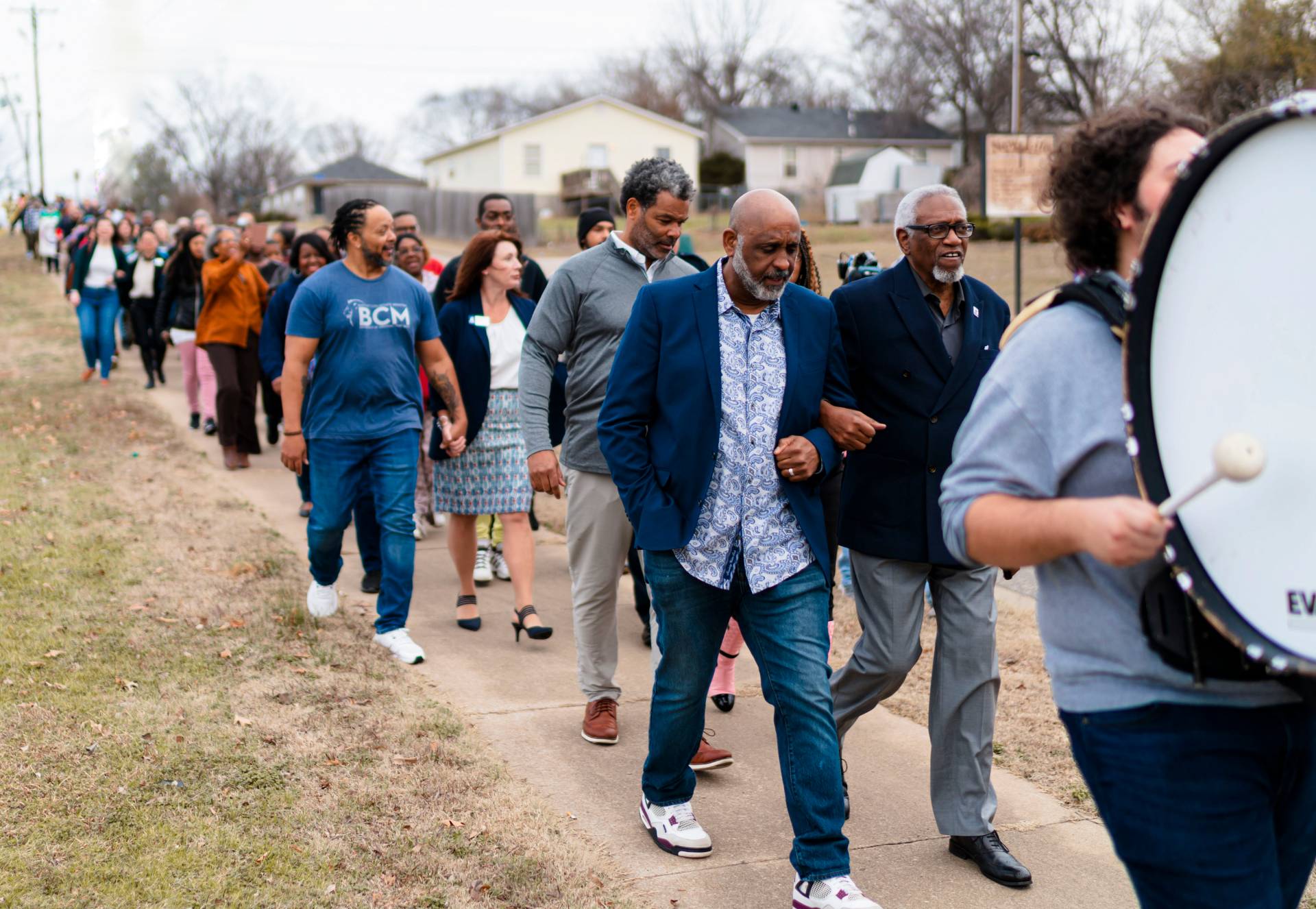 Community members march to honor Dr. King